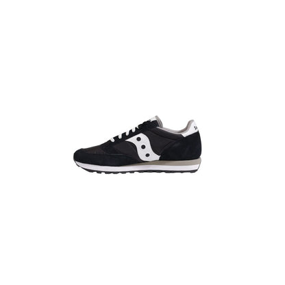 Saucony Black Suede Leather Low Top Sneakers