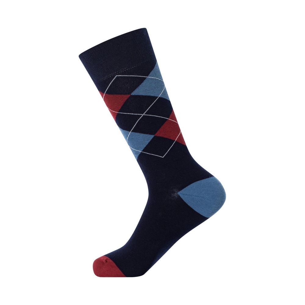 Lyle & Scott OTIS Bordeaux Cotton Boxers Set with Coordinated Socks