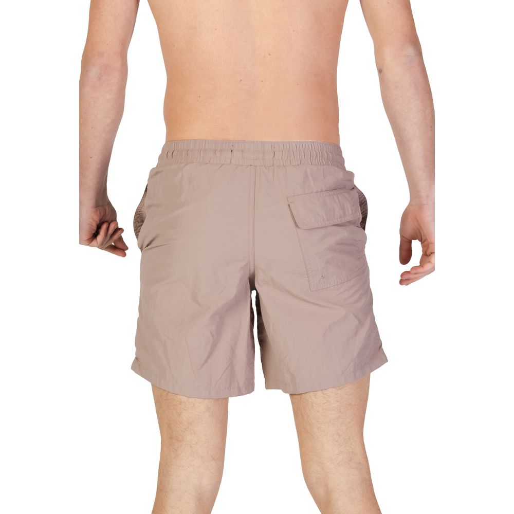 Lyle & Scott Beige Nylon Swim Shorts - SH1204V