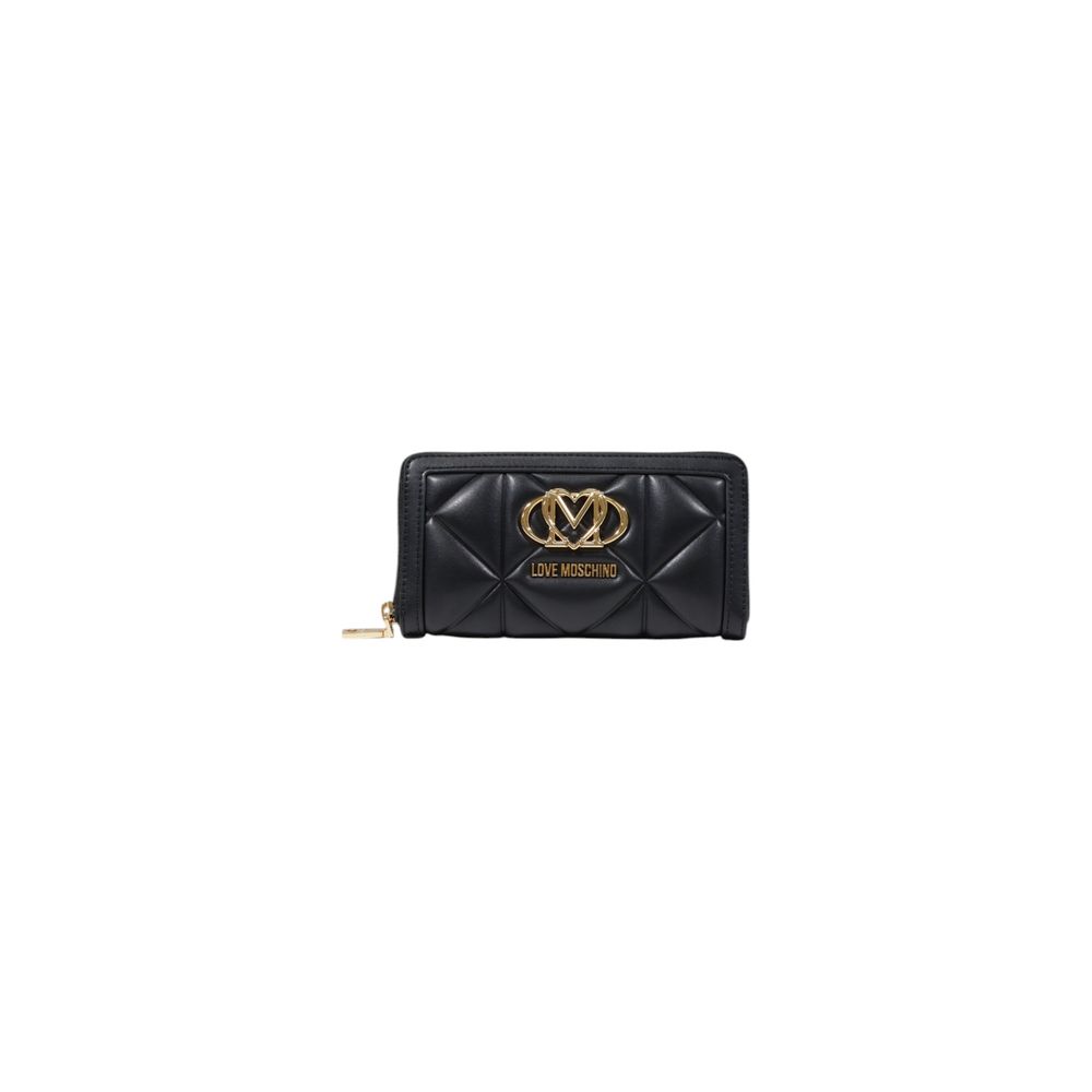 Love Moschino Black Faux Leather Wallet