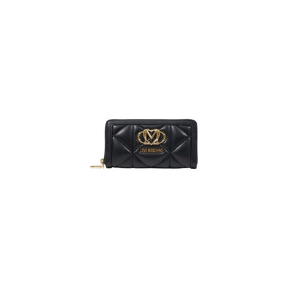 Love Moschino Black Faux Leather Wallet