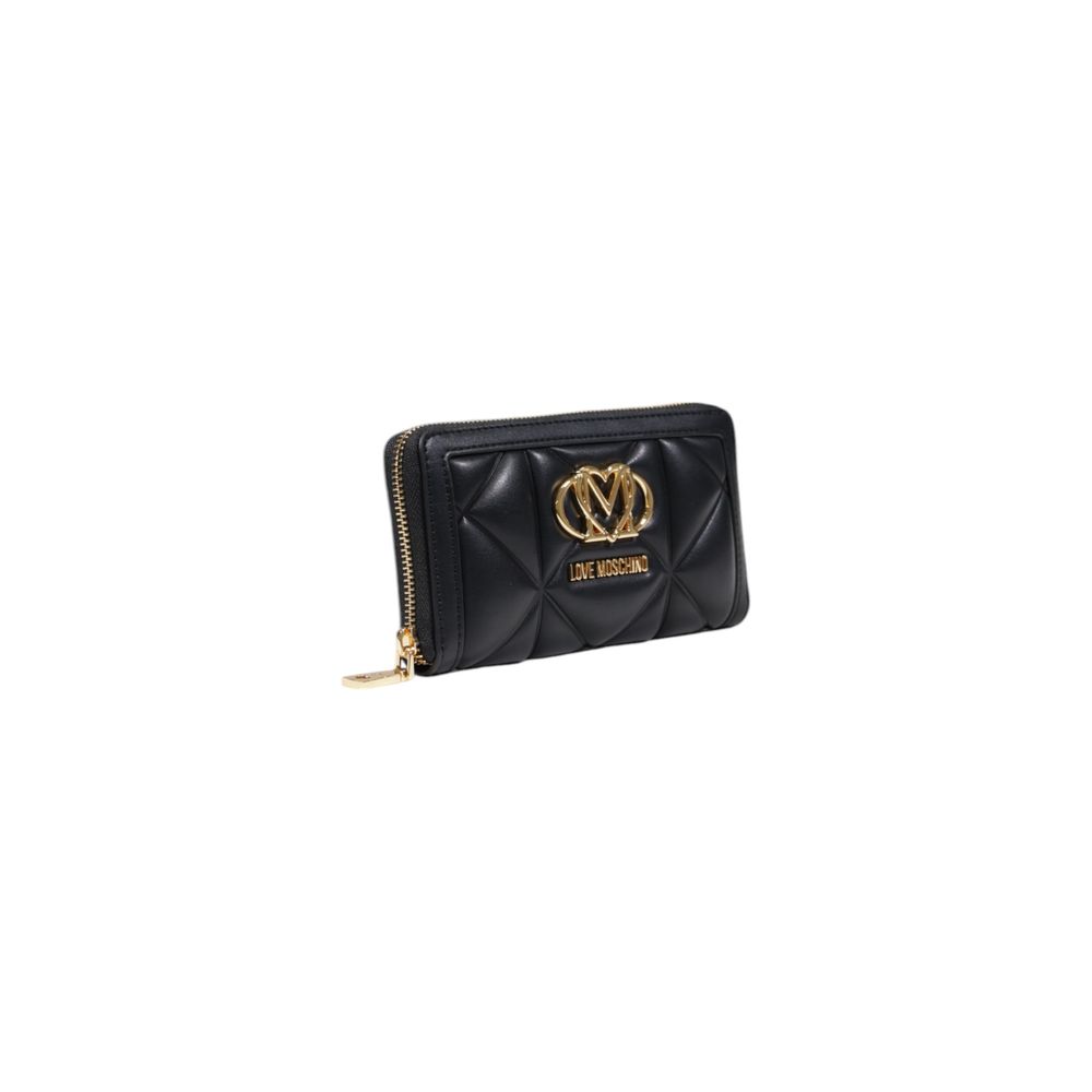 Love Moschino Black Faux Leather Wallet