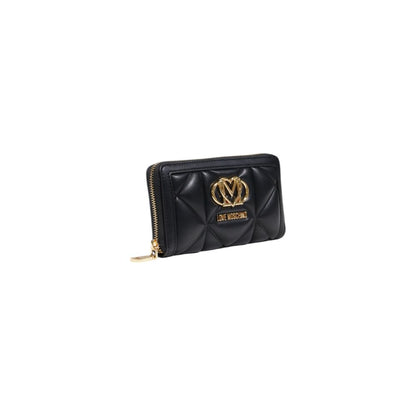 Love Moschino Black Faux Leather Wallet
