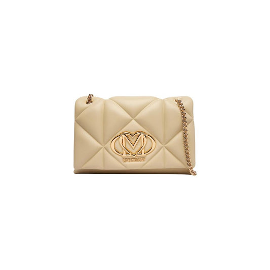 Love Moschino JC4041PP1 Beige Artificial Leather Handbag