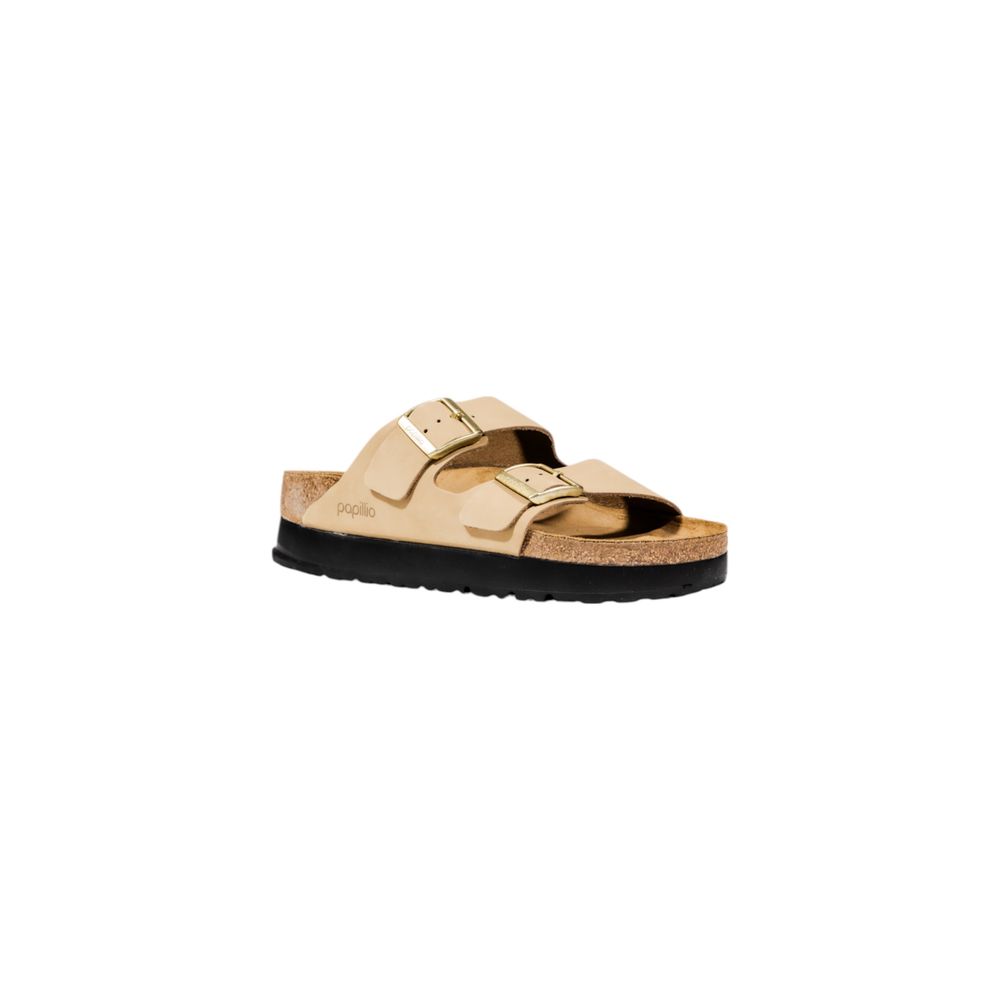 Birkenstock Arizona Flex Platform Beige Synthetic Sandals