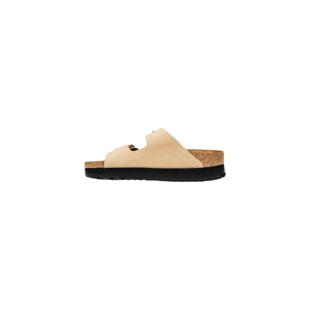 Birkenstock Arizona Flex Platform Beige Synthetic Sandals