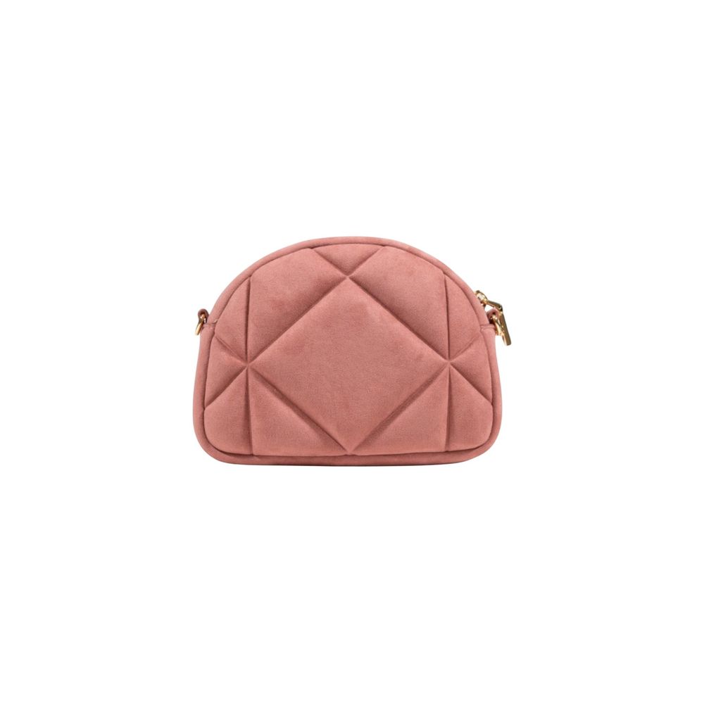 Love Moschino Pink Suede Leather Handbag BORSA VELOUR PL JC4315PP0N