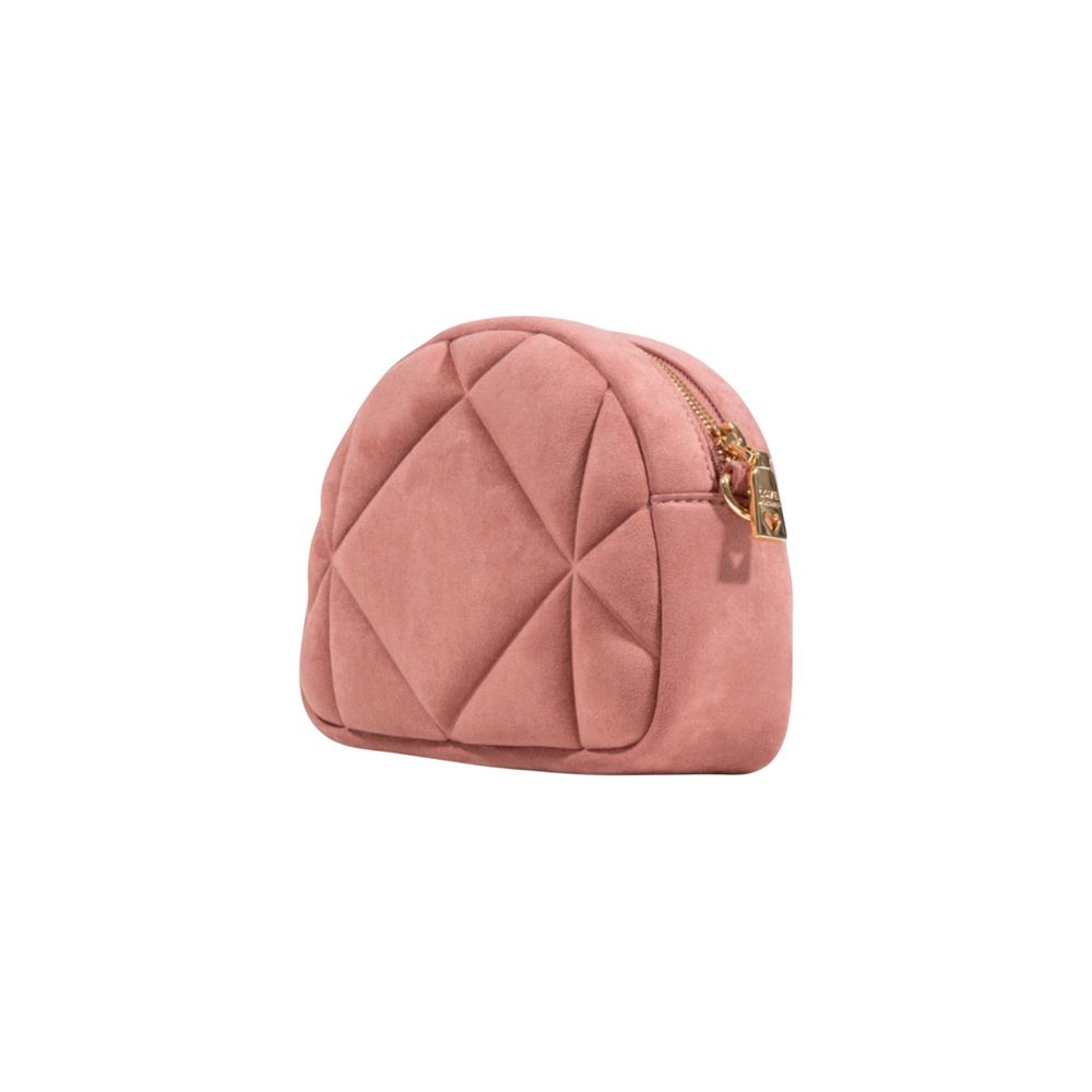 Love Moschino Pink Suede Leather Handbag BORSA VELOUR PL JC4315PP0N