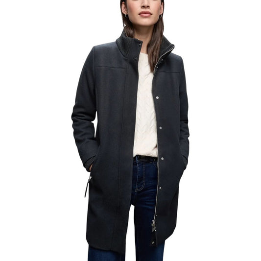 Street One Blue Polyester Teddy Coat Model 202112