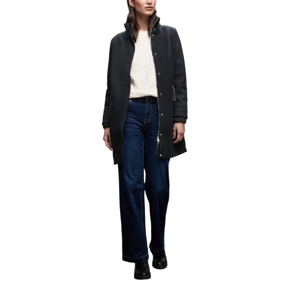 Street One Blue Polyester Teddy Coat Model 202112