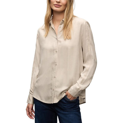 Street One Beige Viscose Blouse - Effortless Elegance for Every Occasion