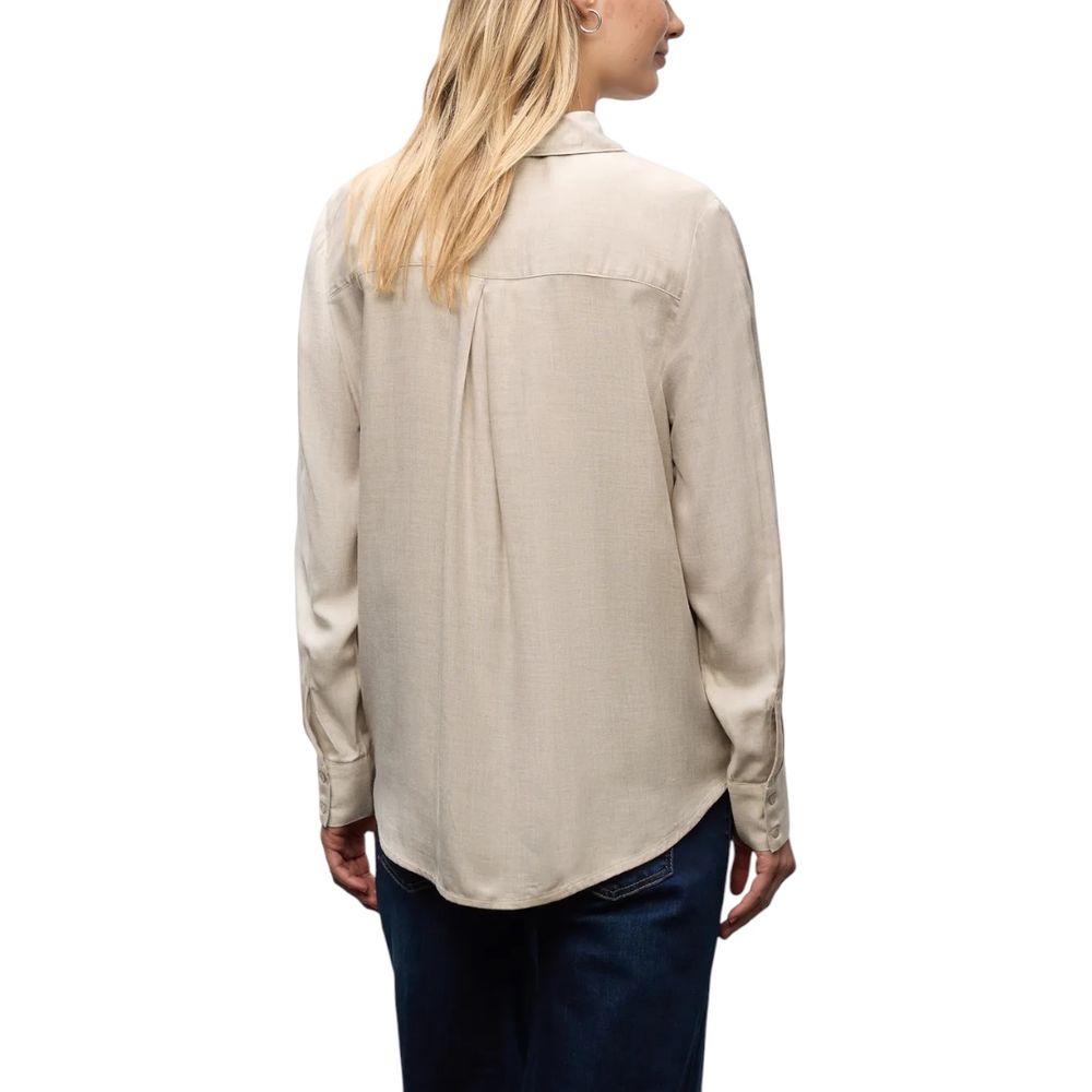 Street One Beige Viscose Blouse - Effortless Elegance for Every Occasion