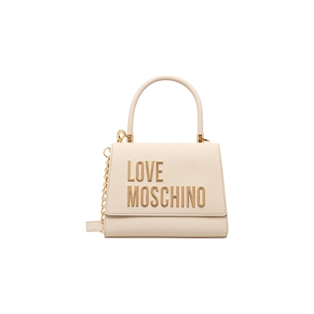 Love Moschino Beige Polyethylene Handbag JC4024PP1