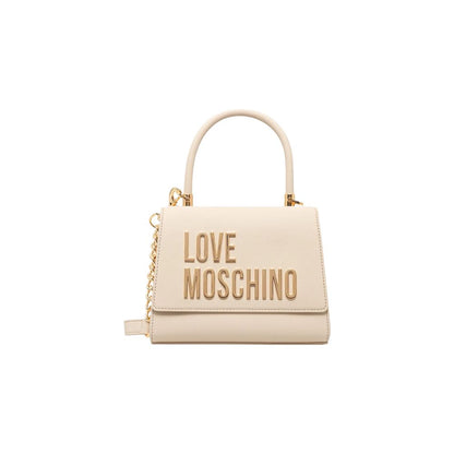 Love Moschino Beige Polyethylene Handbag JC4024PP1