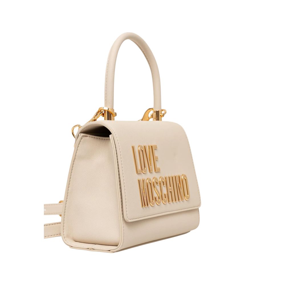 Love Moschino Beige Polyethylene Handbag JC4024PP1