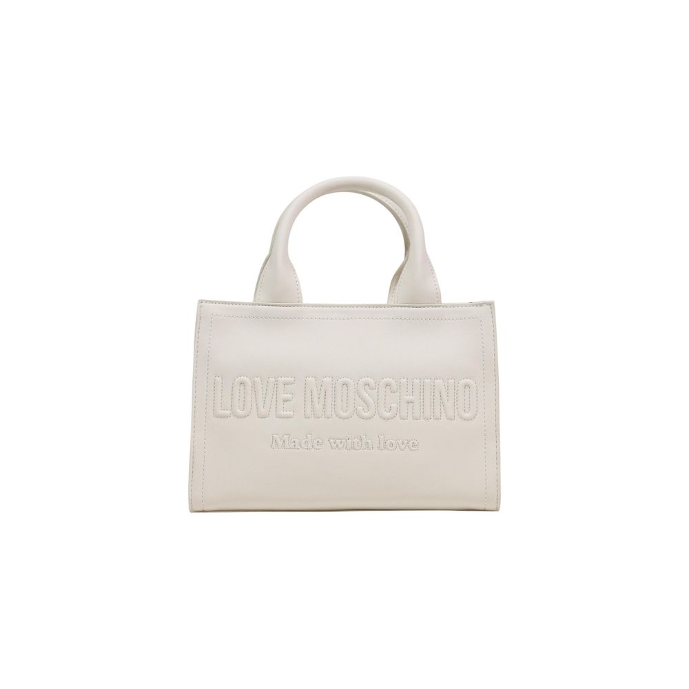 Love Moschino Beige Polyethylene Handbag JC4044PP1