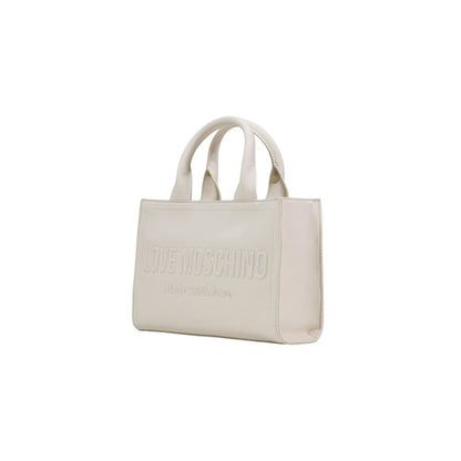 Love Moschino Beige Polyethylene Handbag JC4044PP1