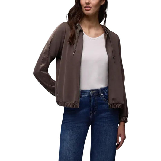 Street One Brown Modal Hoodie - Urban Chic Meets Comfort