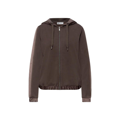 Street One Brown Modal Hoodie - Urban Chic Meets Comfort