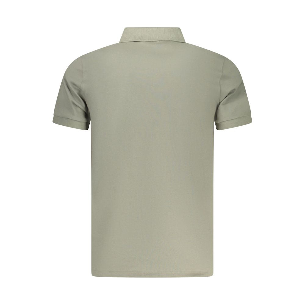 Hugo Boss Green Cotton Men's Polo T-Shirt - Beige
