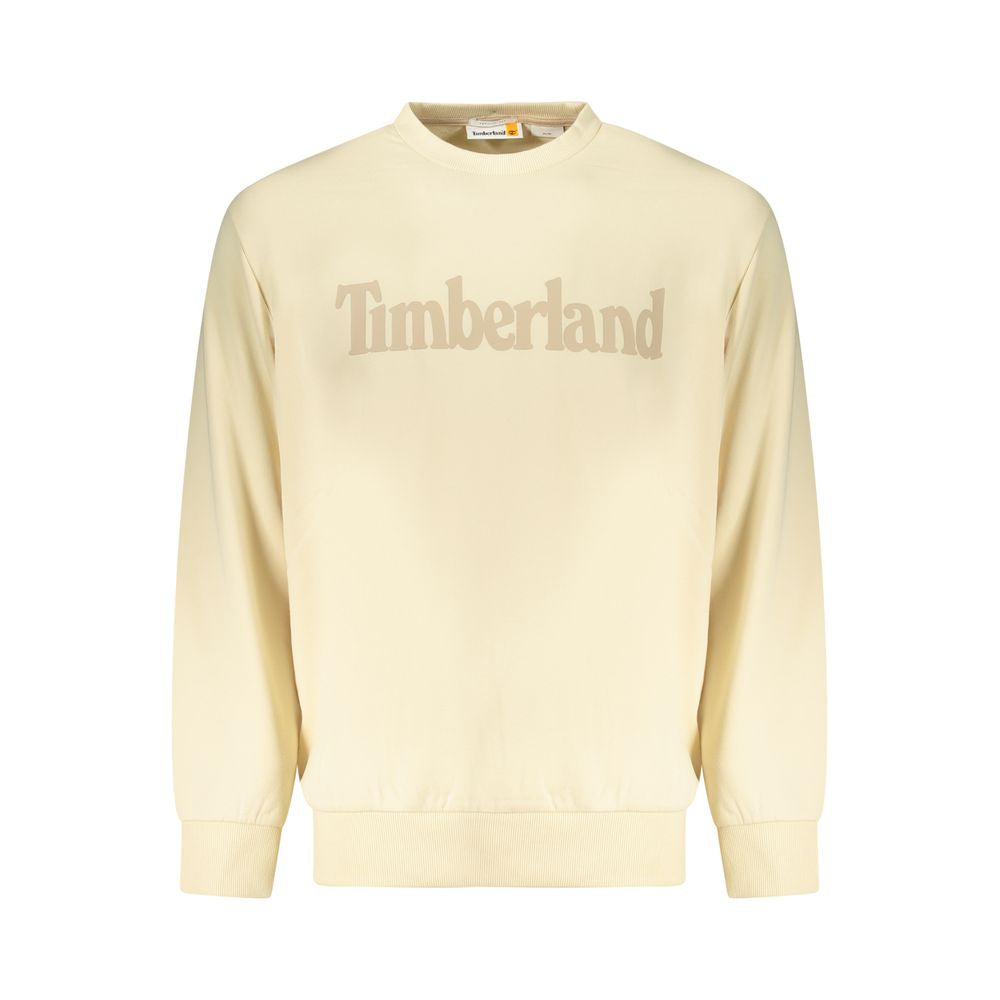 Timberland Beige Cotton Men Sweatshirt