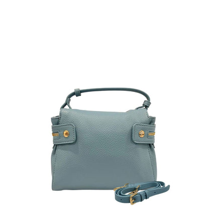 Twinset Blue PU Women Handbag - Compact Luxury with a Chic Edge