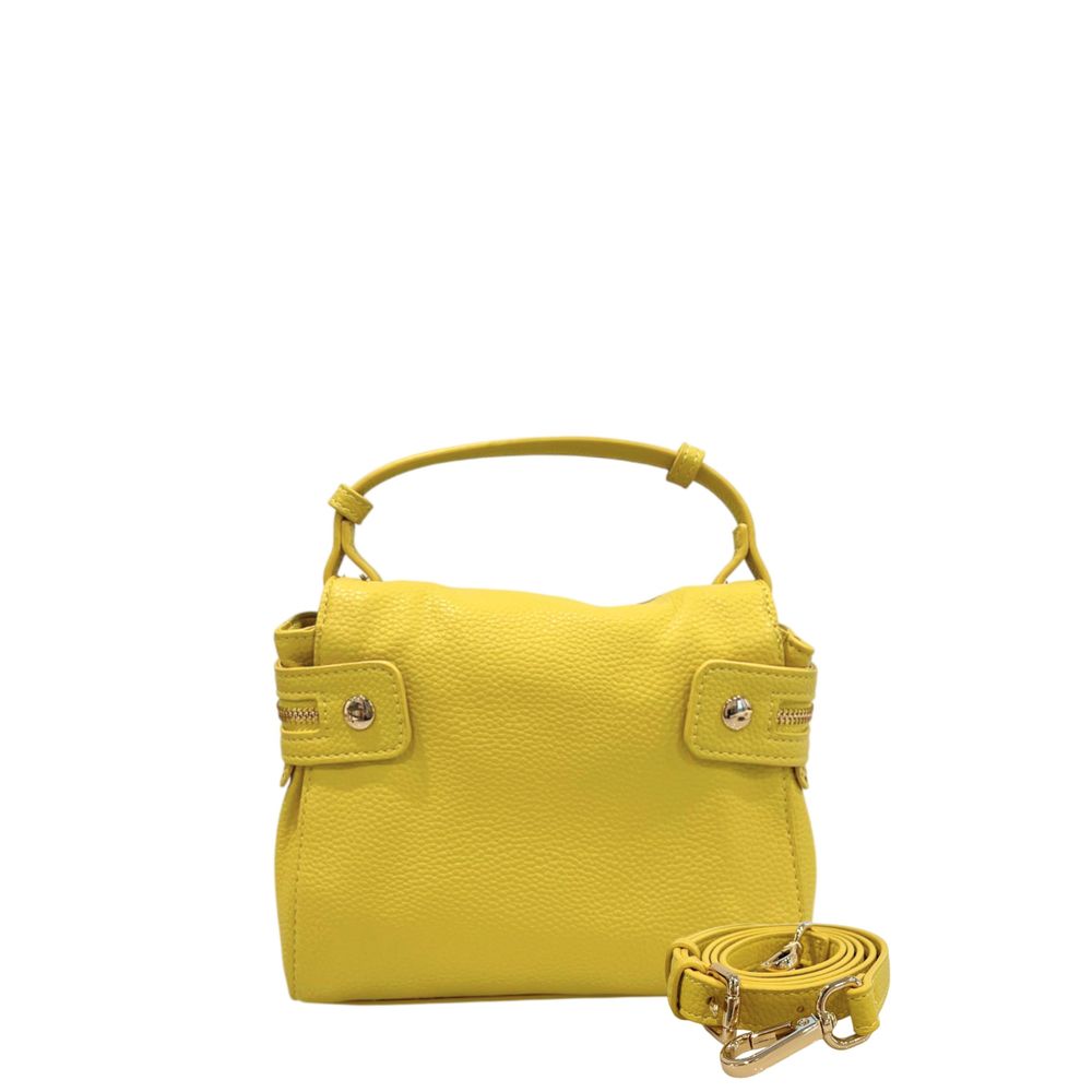 Chic Twinset Bicolor Polyethylene Shoulder Bag