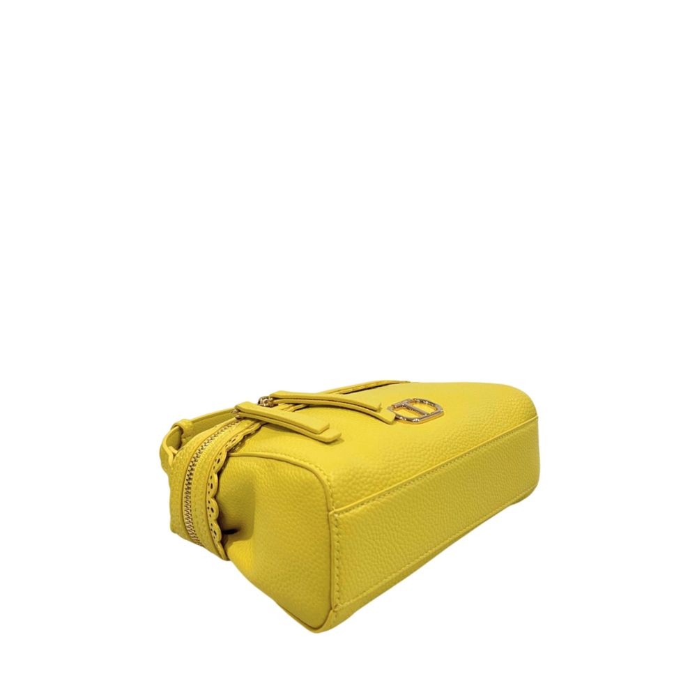 Chic Twinset Bicolor Polyethylene Shoulder Bag