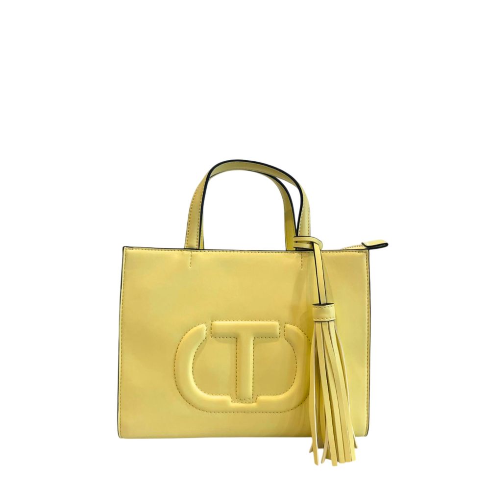Twinset Bicolor Polyethylene Shoulder Bag