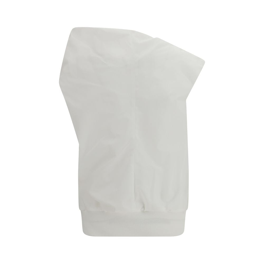 Sacai White Polyester Sweatshirt - Poplin Pullover