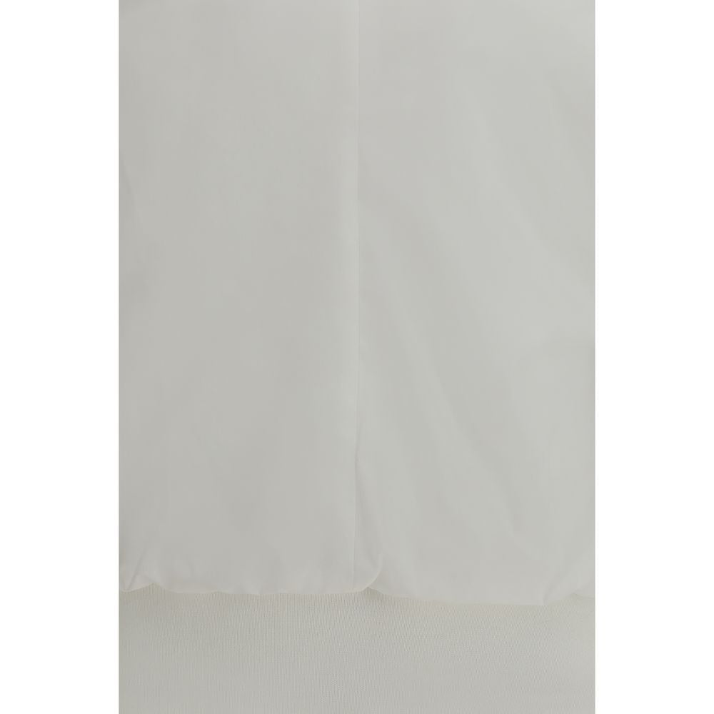 Sacai White Polyester Sweatshirt - Poplin Pullover