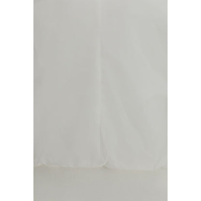 Sacai White Polyester Sweatshirt - Poplin Pullover