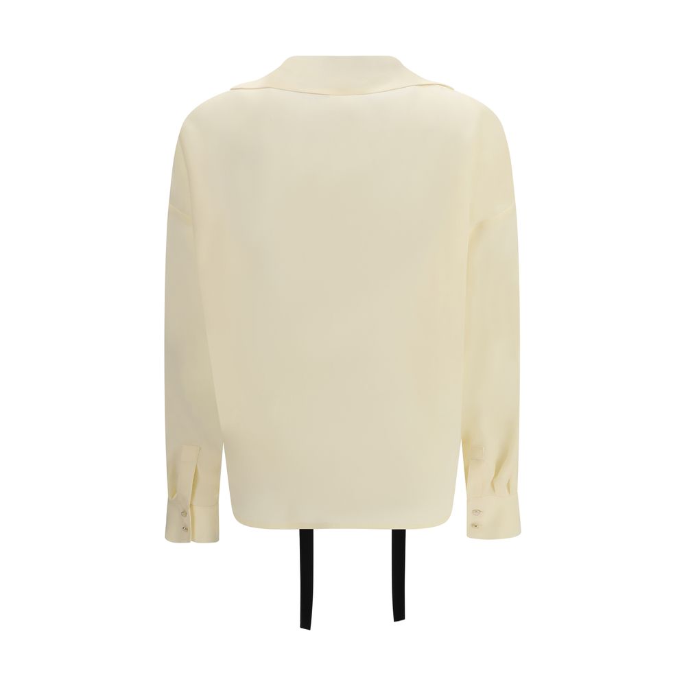 Max Mara Beige Silk Blouse - Timeless Elegance