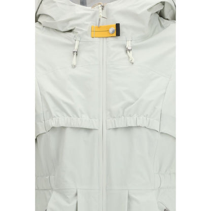 Parajumpers Uneri White Polyamide Shell Jacket