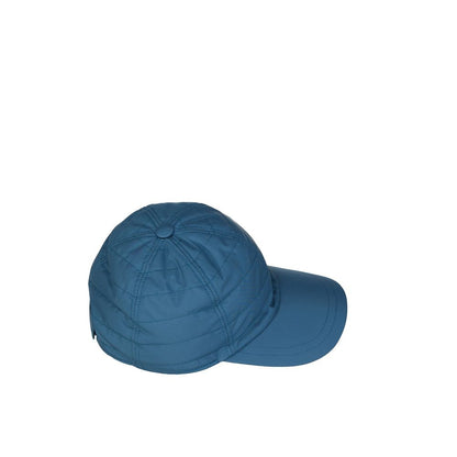 Herno Blue Cotton Cap for Men