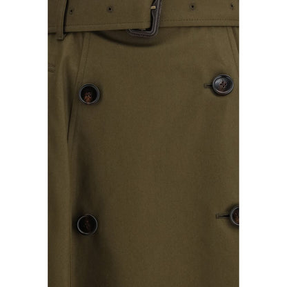 Burberry Bicolor Cotton Midi Skirt - Timeless Luxury Redefined