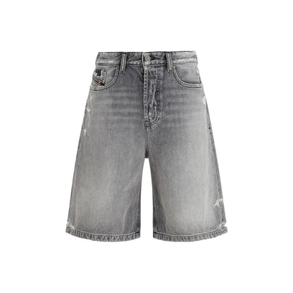 De-Sire-Short Bermuda by Diesel - Gray Cotton