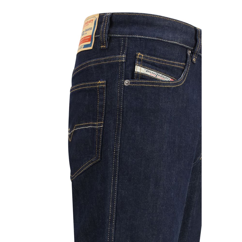Diesel 1993 D-Vyl Slim Fit Jeans in Black Cotton