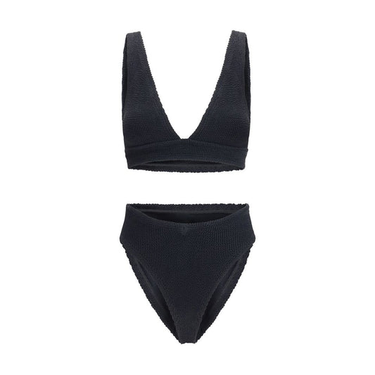 Hunza G Black Polyamide One-Piece Swimsuit - The Angel