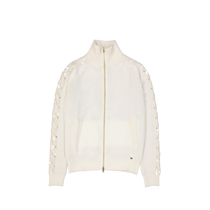 Herno White Cashmere Cardigan - Luxurious Comfort for Women