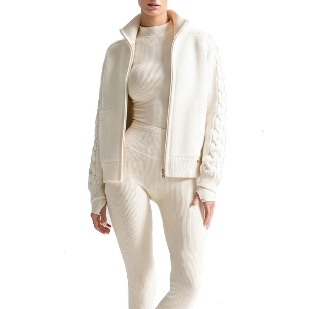 Herno White Cashmere Cardigan - Luxurious Comfort for Women