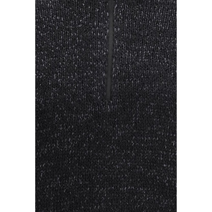 LAMINAR Black Cotton Sweatshirt - Elegant Comfort