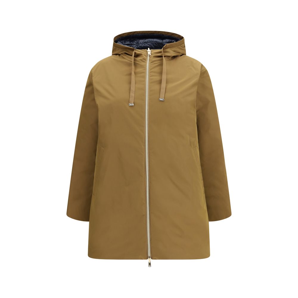 Herno Blue Polyamide Coat