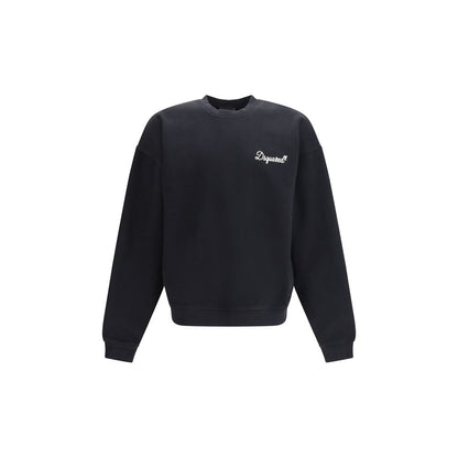 Dsquared² Black Cotton Sweatshirt – Contemporary Urban Style