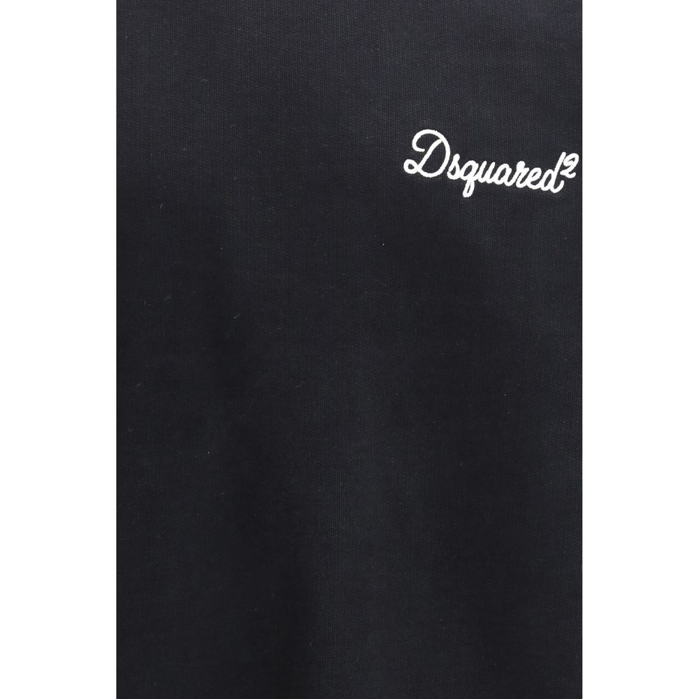 Dsquared² Black Cotton Sweatshirt – Contemporary Urban Style