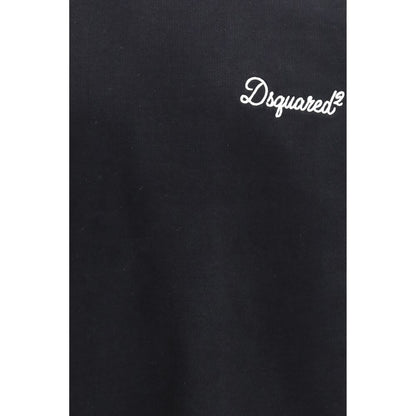Dsquared² Black Cotton Sweatshirt – Contemporary Urban Style
