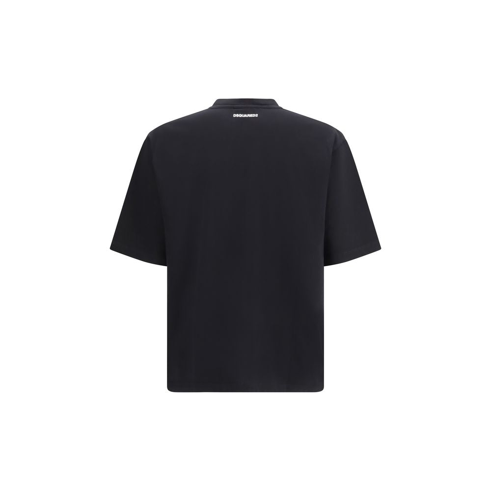 Dsquared² Black Cotton T-Shirt - Iconique