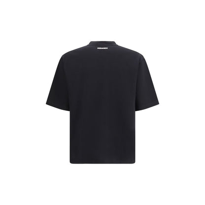 Dsquared² Black Cotton T-Shirt - Iconique