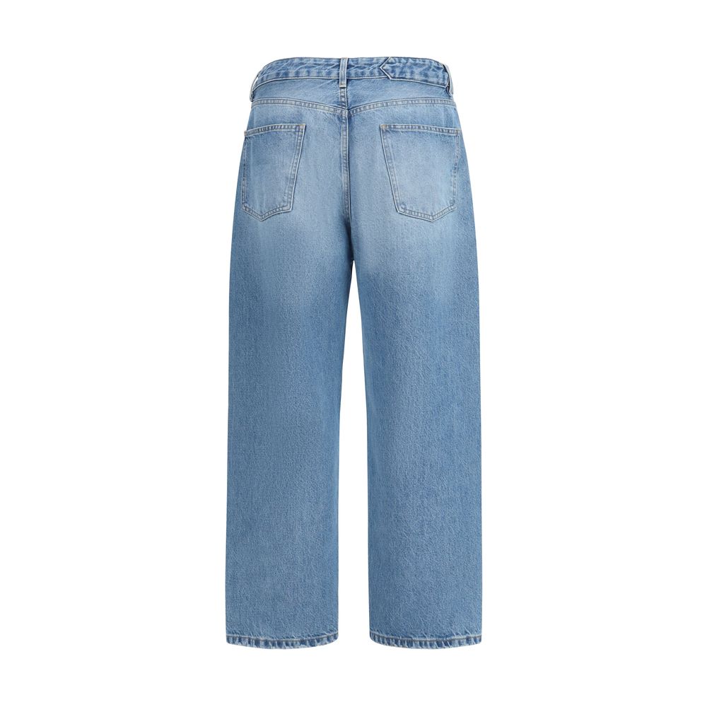 Jacquemus De-Nimes Blue Polyester Jeans