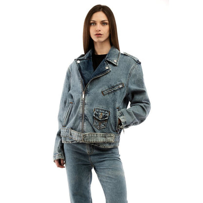 Moschino Multicolor Cotton Denim Jacket - Women’s Size S